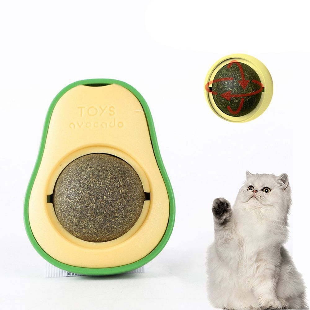 🌿 Juguete de Catnip en Forma de Aguacate para Gatos – Diversión Irresistible y Saludable para tu Felino 🥑🐱✨ - EliteMascotas