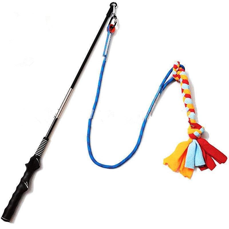 🌿 Juguete de Cuerda para Perros - Varita Interactiva – Diversión, Ejercicio y Conexión para tu Mascota 🐶🦴💪 - EliteMascotas