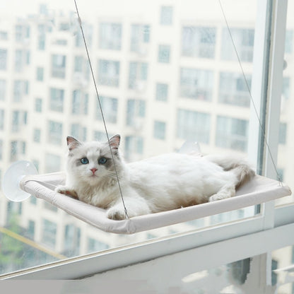 Luxury Window Cat Hammock – Cozy Suction-Cup Perch for Indoor Cats
