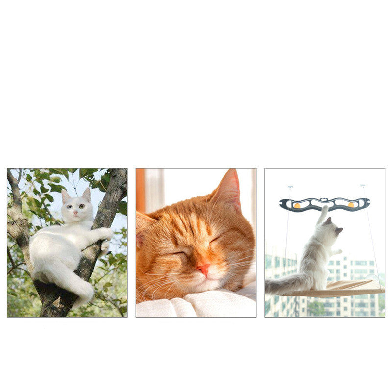 Luxury Window Cat Hammock – Cozy Suction-Cup Perch for Indoor Cats