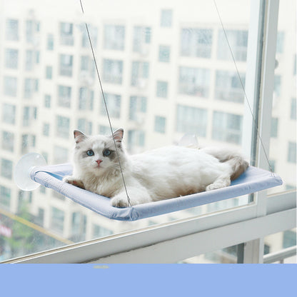 Luxury Window Cat Hammock – Cozy Suction-Cup Perch for Indoor Cats