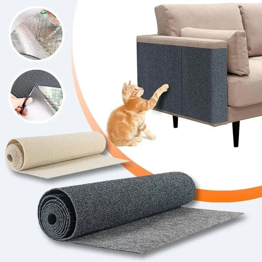 🐾 Alfombra Rascadora Autoadhesiva Premium para Gatos – Protección Total para Muebles 🛋️ - EliteMascotas