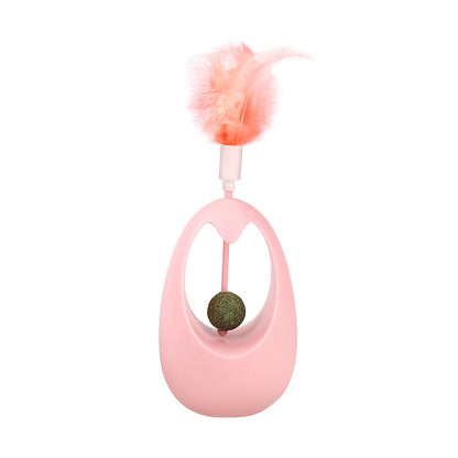 Juguete molar para gatos con bola de hierba gatera