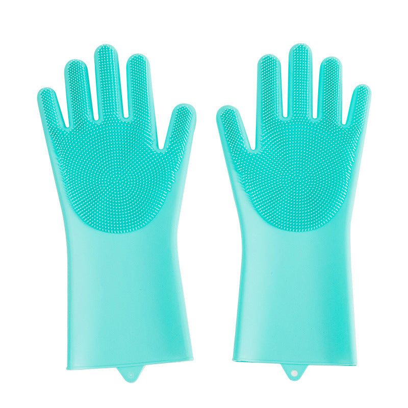 Guante de silicona para el cuidado de mascotas™ 🐾 Cepillo suave para quitar el pelo suelto y masajear perros y gatos