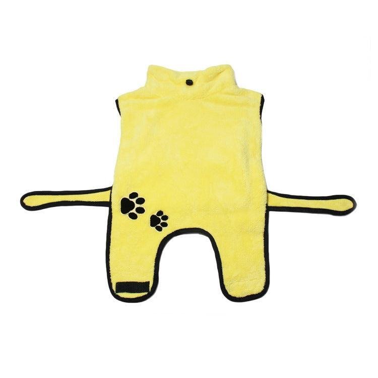 Albornoz Suave Coral Fleece para Mascotas – Máxima Absorción y Comodidad 🐾🛁 - EliteMascotas