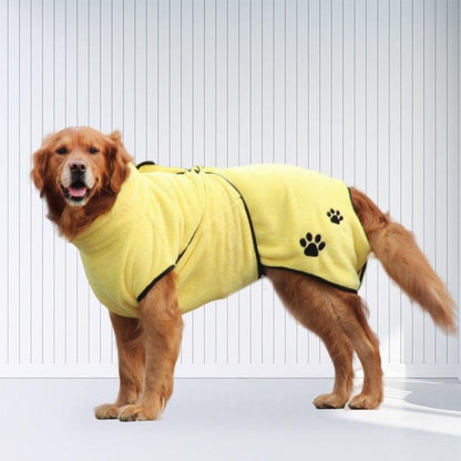 Albornoz Suave Coral Fleece para Mascotas – Máxima Absorción y Comodidad 🐾🛁 - EliteMascotas