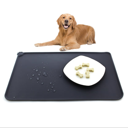 Alfombrilla Impermeable Antideslizante de Comida para Mascotas – Comodidad y limpieza en cada comida 🐾🍽️ - EliteMascotas