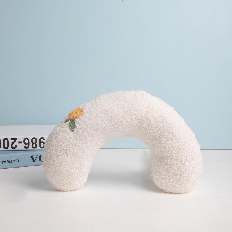 Almohada Suave en U para Gatos y Perros Pequeños – Confort y apoyo para un descanso saludable 🐾💤 - EliteMascotas