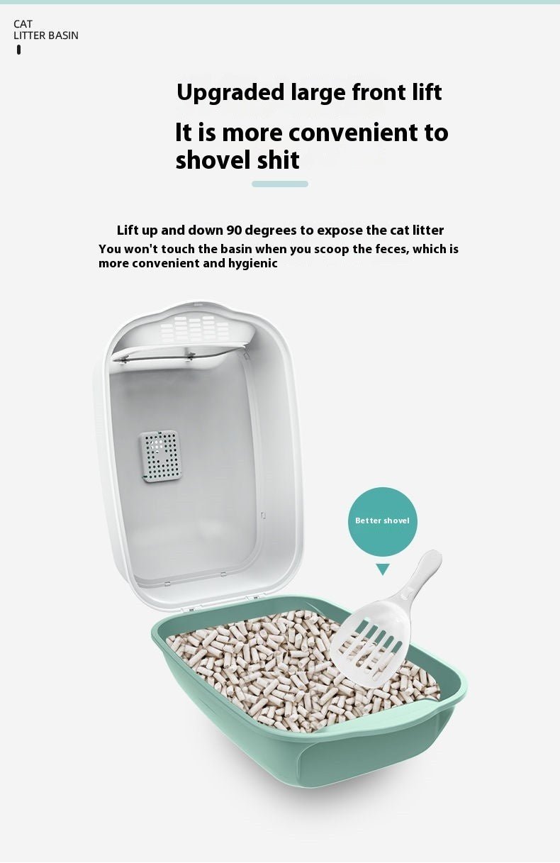 🌿 Baño Cerrado para Gatos – Higiene, Privacidad y Comodidad en un Solo Lugar 🐱🚪✨ - EliteMascotas