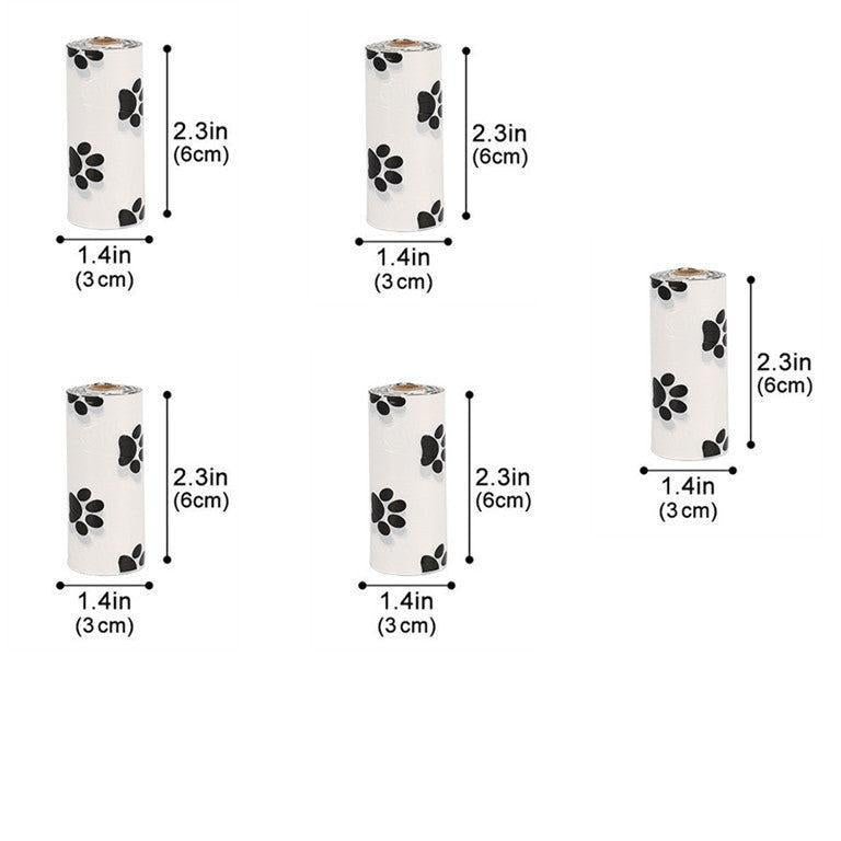 🌍 Bolsas para Excremento de Perros - Rollo Continuo – Limpieza, Comodidad y Cuidado del Planeta 🐶💚 - EliteMascotas