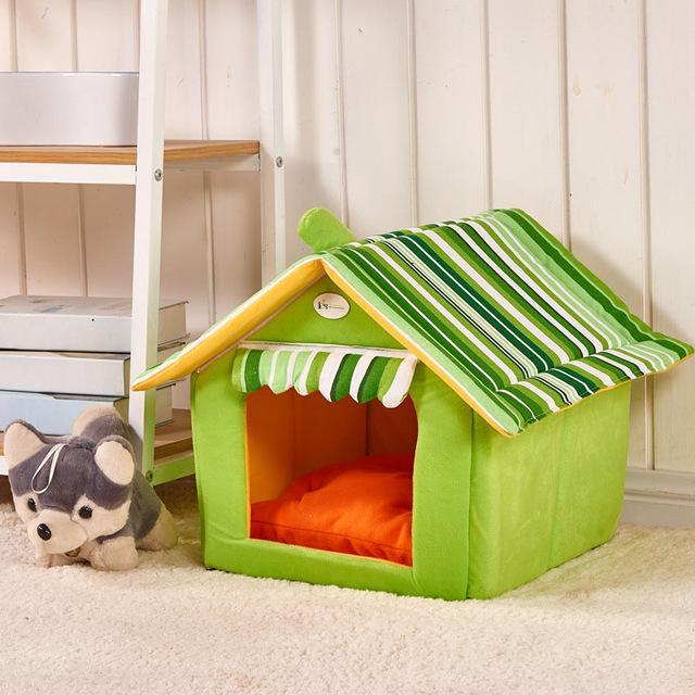 Casa Plegable para Mascotas con Cojín Extraíble – Comodidad y versatilidad en cualquier lugar 🐾🏠 - EliteMascotas