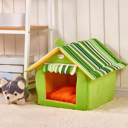 Casa Plegable para Mascotas con Cojín Extraíble – Comodidad y versatilidad en cualquier lugar 🐾🏠 - EliteMascotas