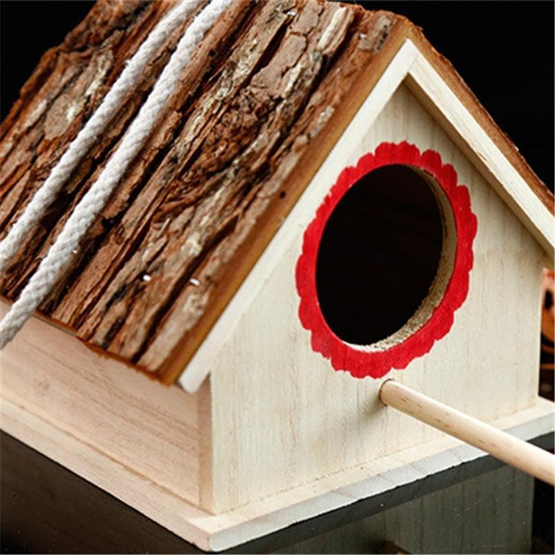 🌿 Casa para Aves y Nido de Loros – Refugio Natural y Seguro para Pájaros Pequeños y Medianos 🦜🌿 - EliteMascotas