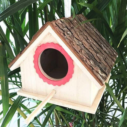 🌿 Casa para Aves y Nido de Loros – Refugio Natural y Seguro para Pájaros Pequeños y Medianos 🦜🌿 - EliteMascotas