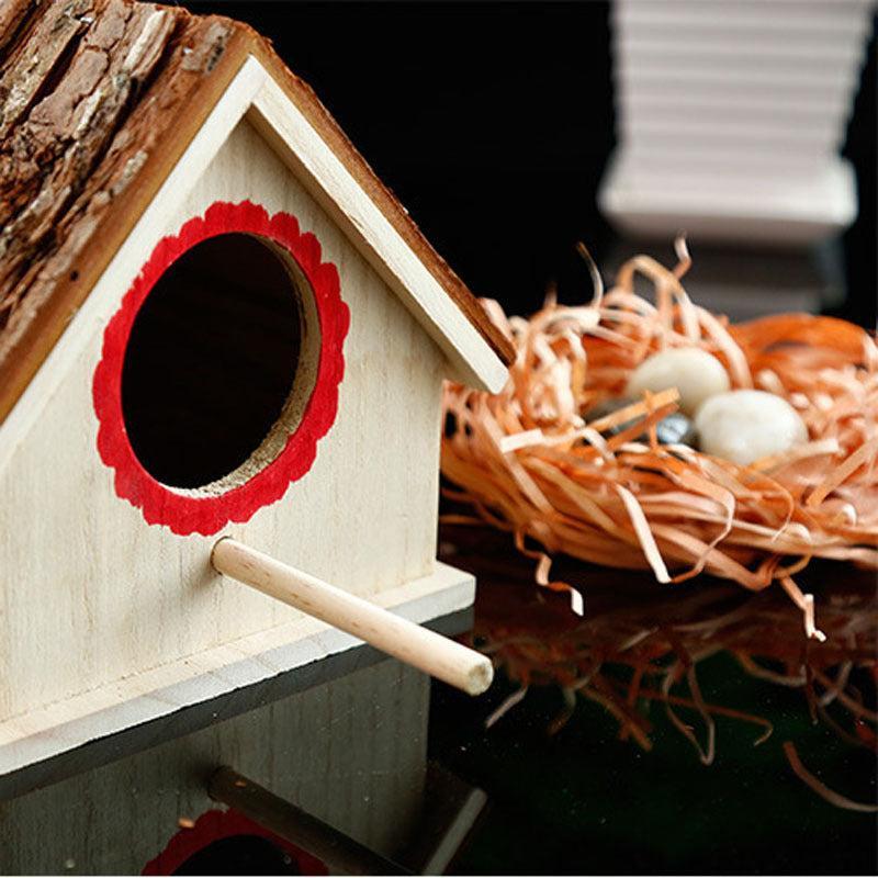 🌿 Casa para Aves y Nido de Loros – Refugio Natural y Seguro para Pájaros Pequeños y Medianos 🦜🌿 - EliteMascotas