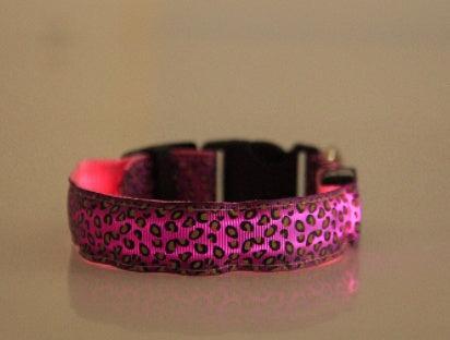 Collar LED de Leopardo para Seguridad Nocturna 🐾🌙 - EliteMascotas