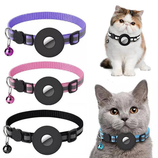 Collar Reflectante Impermeable con Airtag para Mascotas – Seguridad, visibilidad y comodidad en un solo accesorio 🐾✨ - EliteMascotas