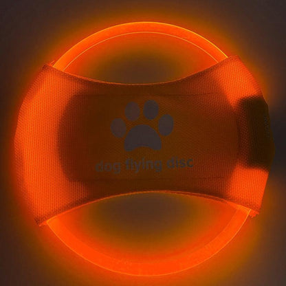 Disco Volador LED Recargable para Mascotas Activas – Diversión brillante y saludable para tu perro 🐶✨🌙 - EliteMascotas