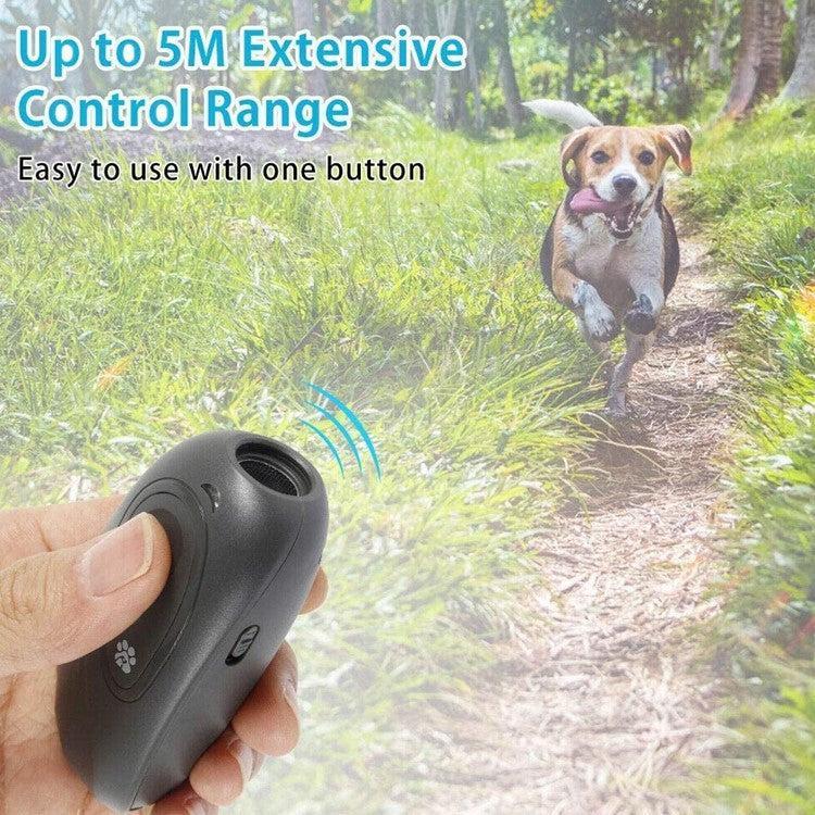 Dispositivo Repelente Ultrasónico Portátil para Entrenar Perros – Controla Ladridos y Mejora el Comportamiento 🐾🔊 - EliteMascotas
