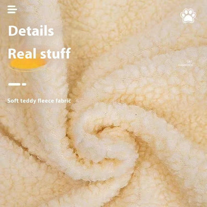 Hamaca Colgante en L de Felpa para Gatos – Confort y diversión desde las alturas 🐱✨ - EliteMascotas