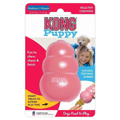 “KONG Puppy Chew Toy 🐶 | Natural Rubber & Eco‑Friendly Teething Relief for Happy Pups 💚”