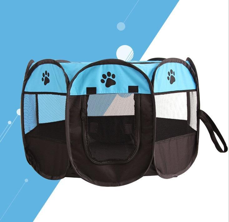 🌿 Parque Plegable Impermeable para Perros y Gatos – Seguridad y Comodidad en Cualquier Lugar 🐾🏕️☀️ - EliteMascotas