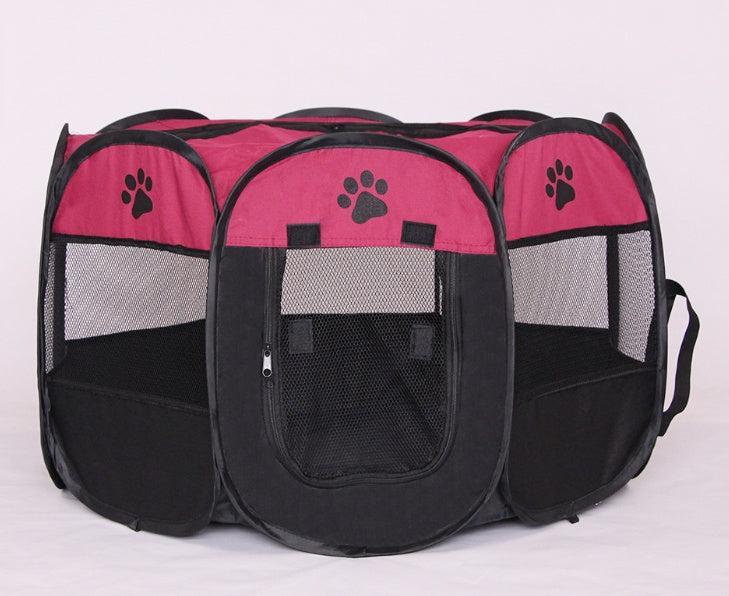 🌿 Parque Plegable Impermeable para Perros y Gatos – Seguridad y Comodidad en Cualquier Lugar 🐾🏕️☀️ - EliteMascotas