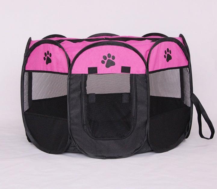 🌿 Parque Plegable Impermeable para Perros y Gatos – Seguridad y Comodidad en Cualquier Lugar 🐾🏕️☀️ - EliteMascotas