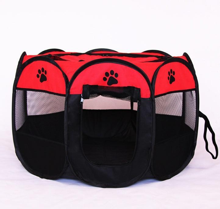 🌿 Parque Plegable Impermeable para Perros y Gatos – Seguridad y Comodidad en Cualquier Lugar 🐾🏕️☀️ - EliteMascotas
