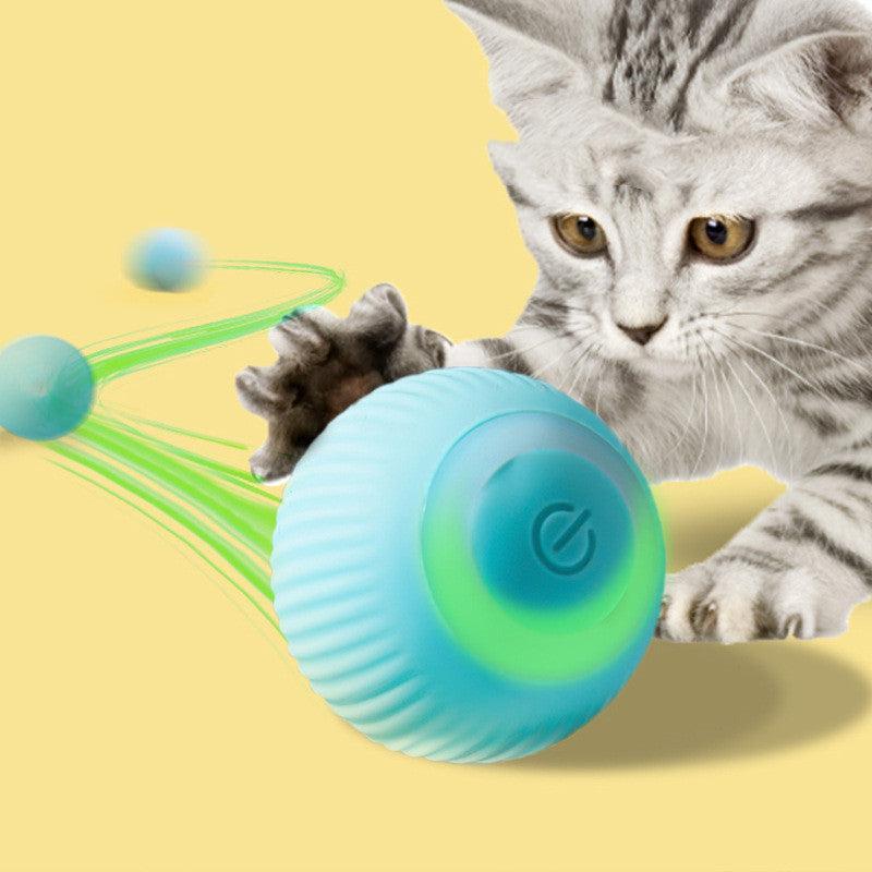 Pelota Eléctrica USB para Gatos – Diversión infinita para mentes curiosas 🐾⚙️🐱 - EliteMascotas