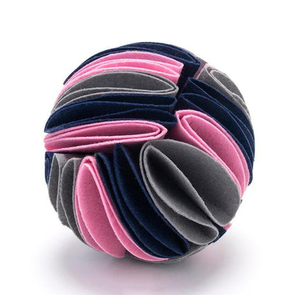 Pelota Olfativa Plegable para Entrenamiento e Inteligencia – Diversión, mente activa y bienestar en cada juego 🐾🧠✨ - EliteMascotas