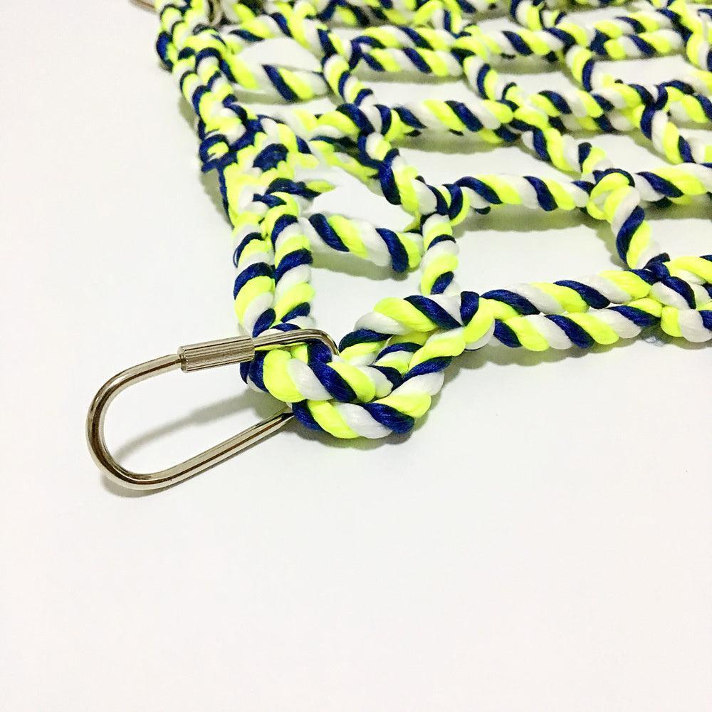 🌿 Red de Escalada para Loros – Diversión, Ejercicio y Aventura para Aves Pequeñas y Medianas 🦜🧗🌿 - EliteMascotas