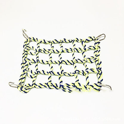 🌿 Red de Escalada para Loros – Diversión, Ejercicio y Aventura para Aves Pequeñas y Medianas 🦜🧗🌿 - EliteMascotas