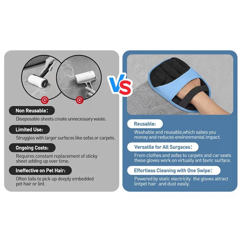 2026 Eco‑Premium Pet Hair Removal Glove | Anti‑Static Double‑Sided Edition – Gentle, Reusable & Pet‑Approved 💙