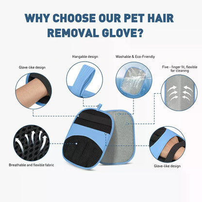 2026 Eco‑Premium Pet Hair Removal Glove | Anti‑Static Double‑Sided Edition – Gentle, Reusable & Pet‑Approved 💙