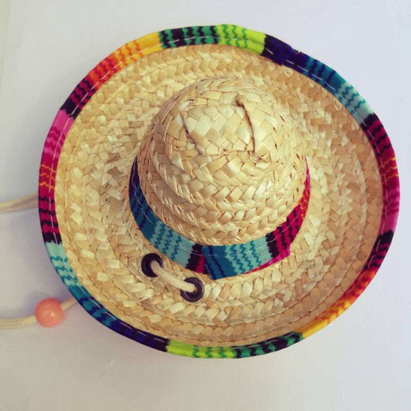 Sombrero de Paja Hecho a Mano para Mascotas – ¡Estilo y frescura para tu peludo! 🌞🐾 - EliteMascotas