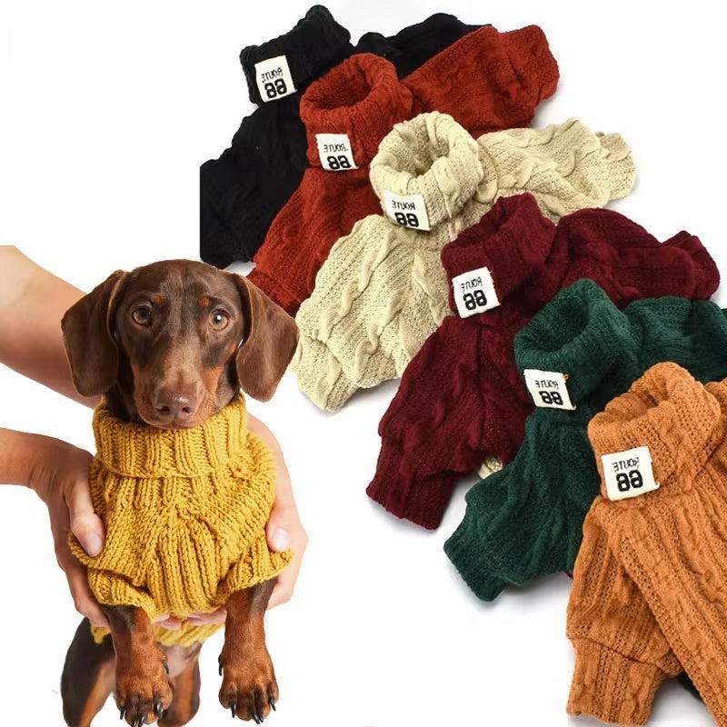 Suéter Turtleneck para Perros: Calor y Ajuste 🧣🐾 - EliteMascotas