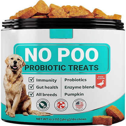 🌿 Tabletas Masticables de Probióticos Intestinales para Perros – Salud Digestiva y Bienestar en Cada Bocado 🐶💊🌿 - EliteMascotas