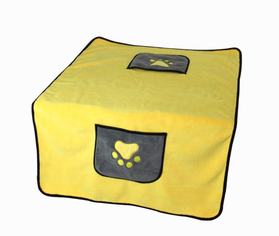 Toalla de Baño Súper Absorbente para Mascotas – Secado rápido, cómodo y eficaz 🐾🛁 - EliteMascotas