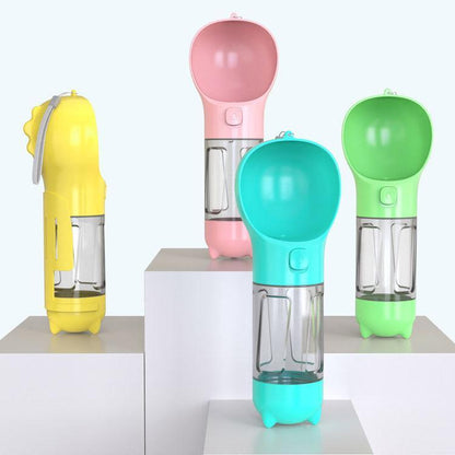 🌿 Vaso Multifuncional para Mascotas – Hidratación en Movimiento 🚶‍♂️🐶💧 - EliteMascotas