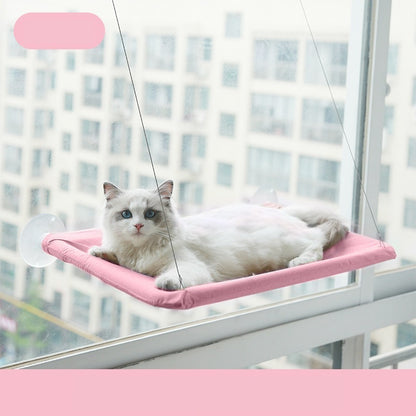 Luxury Window Cat Hammock – Cozy Suction-Cup Perch for Indoor Cats