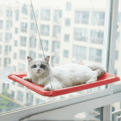 Luxury Window Cat Hammock – Cozy Suction-Cup Perch for Indoor Cats
