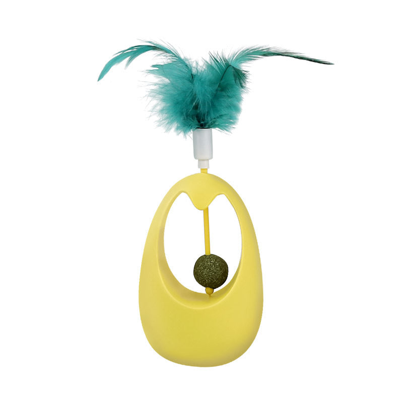 Juguete molar para gatos con bola de hierba gatera